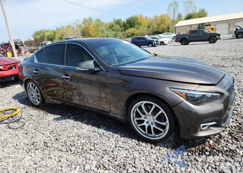 2015 Infiniti Q50 Base from USA, damaged, VIN JN1BV7ARXFM401897